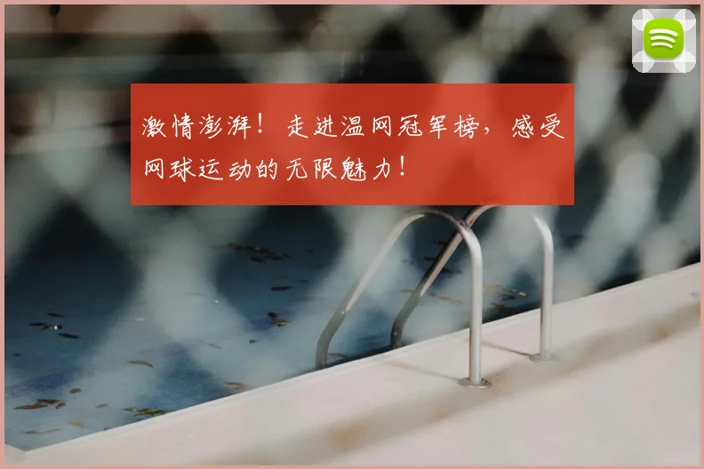 激情澎湃！走进温网冠军榜，感受网球运动的无限魅力！